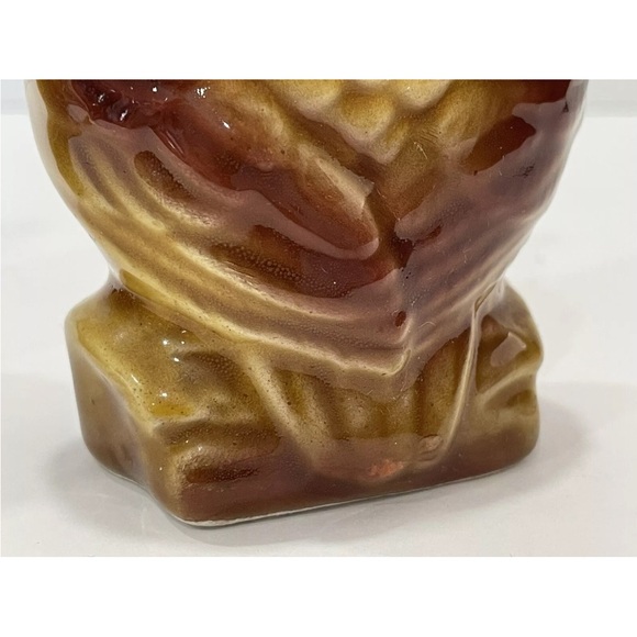 Vintage Ceramic Owl Salt and Pepper Shakers Mid Century Japan Googly Eyes Rare - Picture 7 of 9